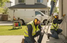 Austin, TX plumber using leak detection tools to find hidden pipe and slab leaks