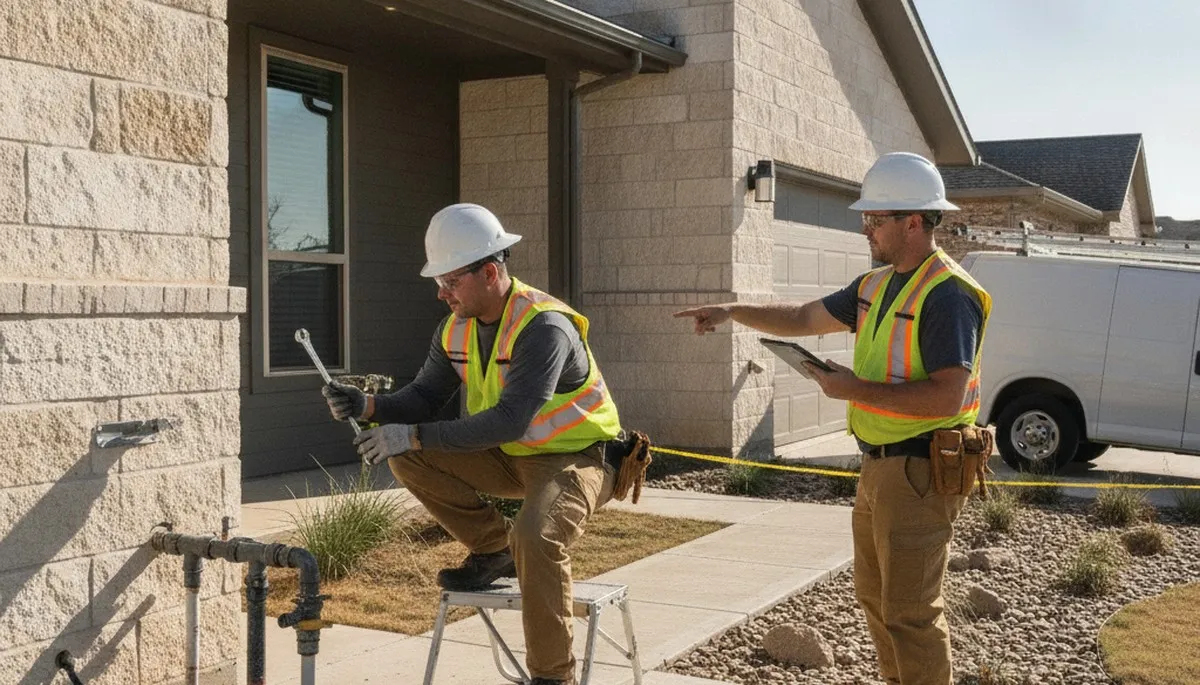 Emergency plumber service truck in Austin, TX for plumbing repair and 24/7 leak response