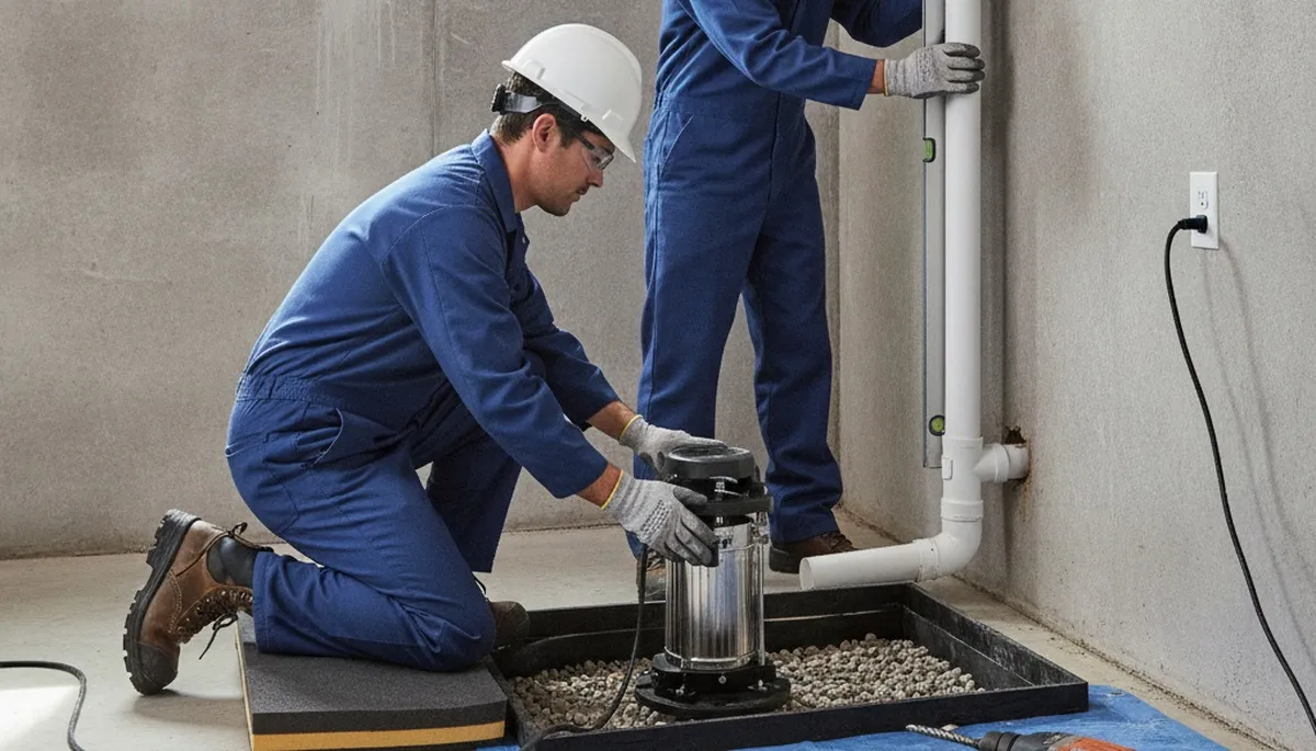 Austin, TX plumber installs sump pump for flood protection in homes